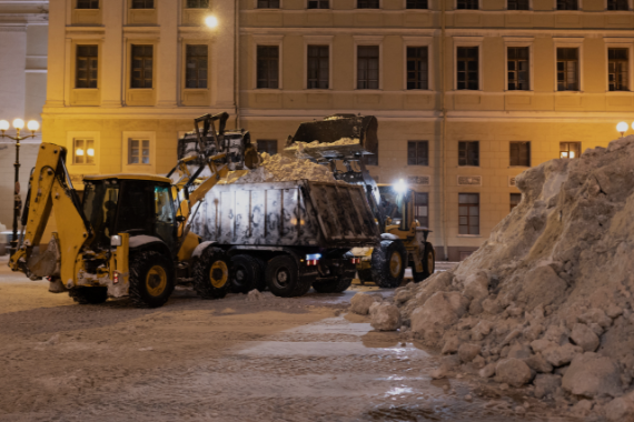 Lume äravedu ja teisaldamine laaduri ning veoautoga
